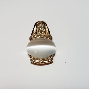 Roman Jewelers Pendant Slide Goldtone moonstone